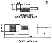 MMCX1112A1-012-3GT30G-50 Str. jack