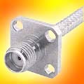 Panel mount jack-4 hole sq flange