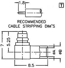 MMCX1182A1-3GT30G-.085-50 R/APlug