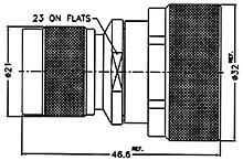 N Plug To 7/16 Plug Adapter